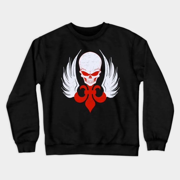 Skull De Lis Crewneck Sweatshirt by machmigo